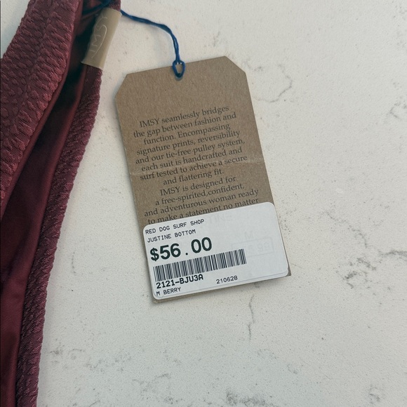 NWT IMSY Justine Swim Bottom (Berry - M) - Picture 4 of 5